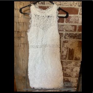 White lace dress